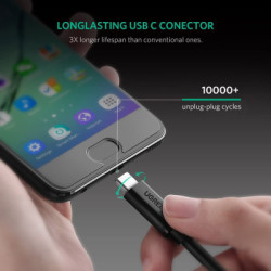 Дата кабель USB-C to USB-C 1.0m USB 3.1Gen2 100W US353 Black Ugreen (10387)