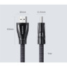 Кабель мультимедійний HDMI M to HDMI M 1.0m V2.1 Ugreen (80401)