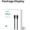 Кабель мультимедійний HDMI M to HDMI M 1.0m V2.1 Ugreen (80401)