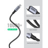 Дата кабель USB-C to USB-C 3.0m 5A 100W US316 Black Ugreen (90120)