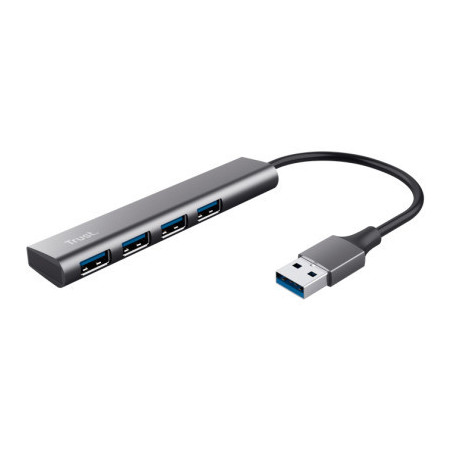 Концентратор Halyx 4-Port USB-A 3.2 Grey Trust (24947_TRUST)