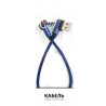 Дата кабель USB 2.0 AM to USB-C 0.25m blue Dengos (NTK-TC-UG-SHRT-SET-BLUE)