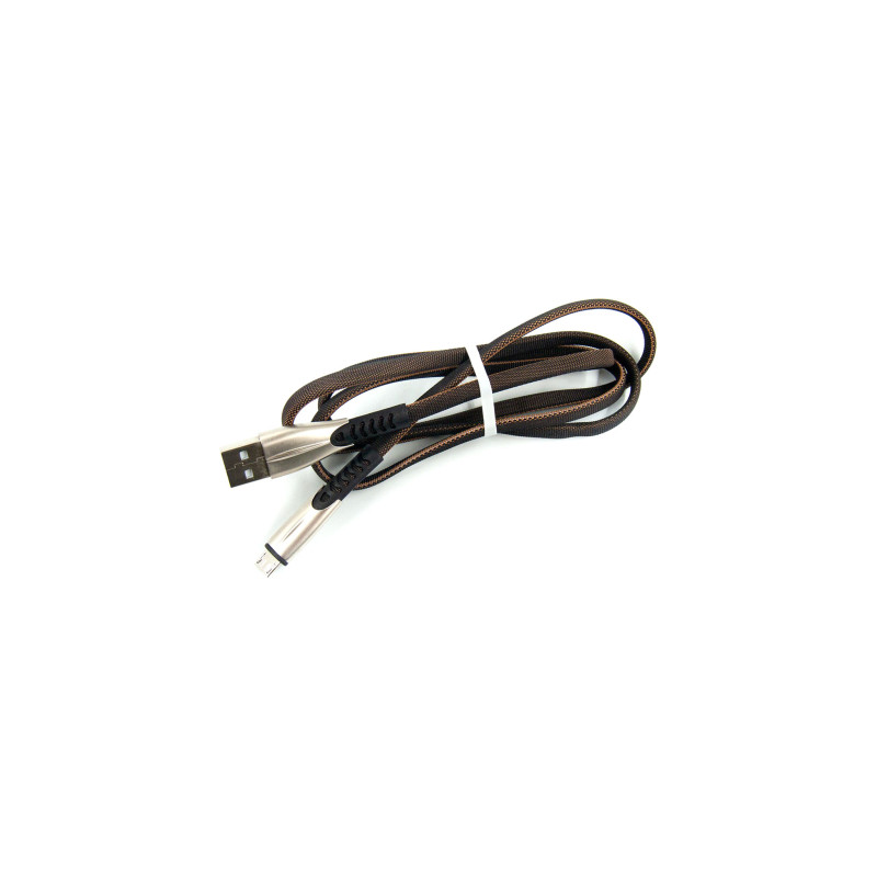 Дата кабель USB 2.0 AM to Micro 5P 1.0m black Dengos (PLS-M-PLSK-BLACK)