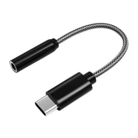 Перехідник Type-C to AUX3.5(F) DAC 0.1m black Atcom (15035)