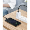 Дата кабель USB-C to Lightning 1.0m 18W 2.1A Cafule Black-Grey Baseus (CATLKLF-G1)