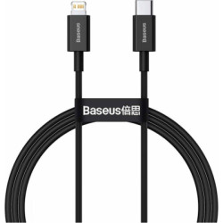 Дата кабель USB-C to Lightning 1.0m 20W Superior Series Black Baseus (CATLYS-A01)