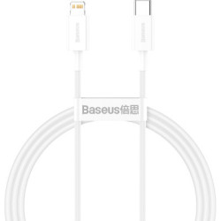 Дата кабель USB-C to Lightning 1.0m 20W Superior Series White Baseus (CATLYS-A02)