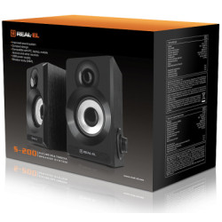 Акустична система REAL-EL S-200 USB Black (EL121200008)