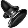 Універсальний автотримач Baseus Magnetic Car Mount Phone Holder with Cable Clip Air Vent Version Cluster Black (C40141201113-00)