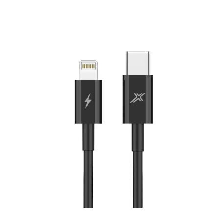 Дата кабель USB-C to Lightning 1.0m 20W CL-07B Black Grand-X (CL-07B)