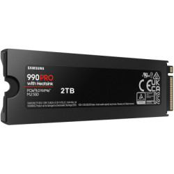 Накопичувач SSD M.2 2280 2TB 990 PRO with Heatsink Samsung (MZ-V9P2T0CW)