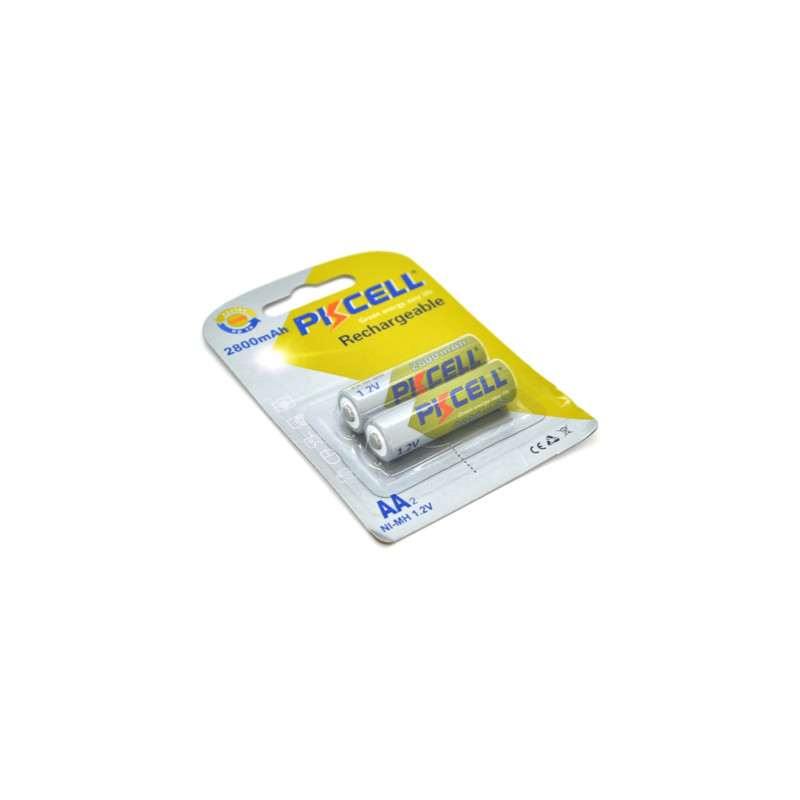 Акумулятор PkCell AA R6 2800mAh 1.2V NiMH Rechargeable Battery, 2шт/бл (PC/AA2800-2B)