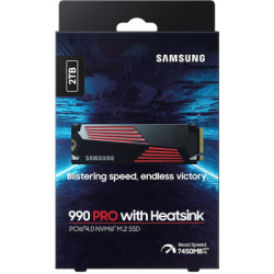 Накопичувач SSD M.2 2280 2TB 990 PRO with Heatsink Samsung (MZ-V9P2T0CW)