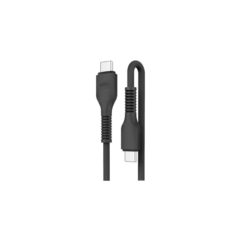 Дата кабель USB-C to USB-C 1.0m AR88 3A black Armorstandart (ARM65293)