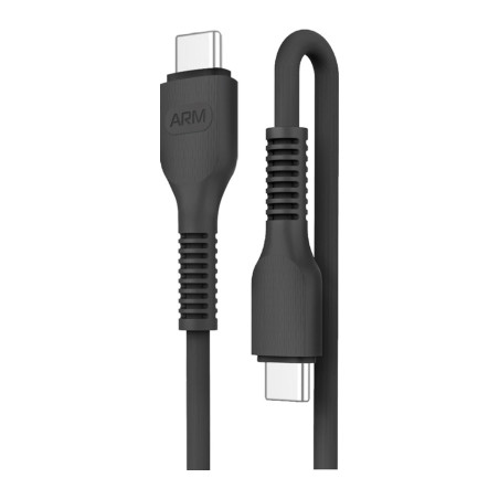 Дата кабель USB-C to USB-C 1.0m AR88 3A black Armorstandart (ARM65293)