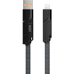 Дата кабель USB-C to USB-C + Lightning + USB-A 1.5m Black Proda (PD-B96th-BK)