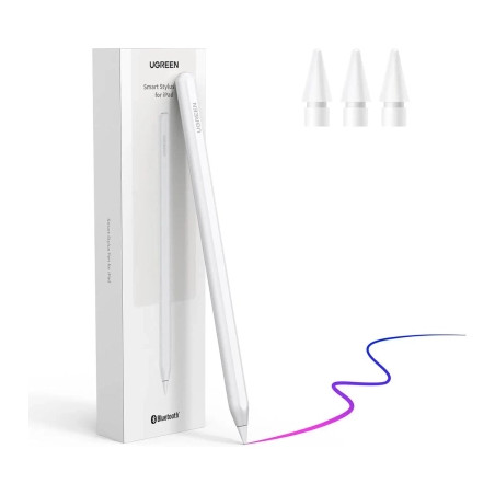 Стилус Ugreen LP653 Smart Stylus Pen for iPad Magnetic Charging White (15910)