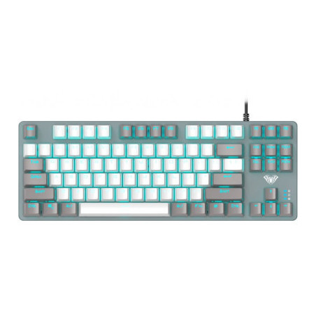 Клавіатура Aula F3287 Keycap KRGD Blue USB UA Grey/White (6948391240954)