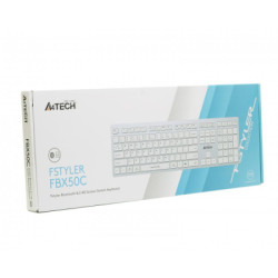 Клавіатура A4Tech FBX50C USB/Bluetooth White (4711421972772)