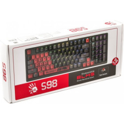 Клавіатура A4Tech Bloody S98 RGB BLMS Red Switch USB Sports Red (4711421000390)