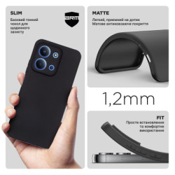 Чохол до мобільного телефона Armorstandart Matte Slim Fit Xiaomi Redmi 15C 4G (GL) / Poco C85 4G (GL) Camera cover Black (ARM883