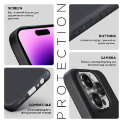 Чохол до мобільного телефона Armorstandart Matte Slim Fit Xiaomi Redmi 15C 4G (GL) / Poco C85 4G (GL) Camera cover Black (ARM883