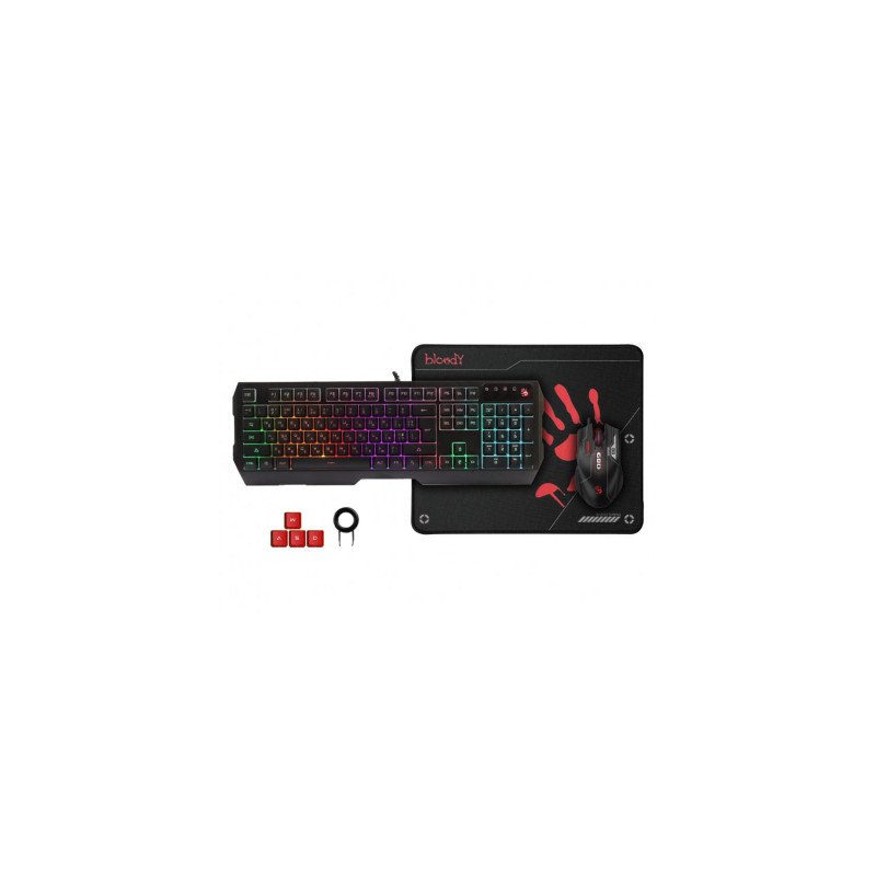 Комплект A4Tech Bloody B1700 USB Black (4711421980401)