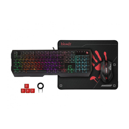Комплект A4Tech Bloody B1700 USB Black (4711421980401)
