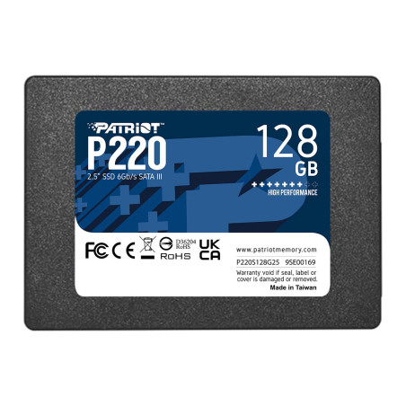 Накопичувач SSD 2.5" 128GB P220 Patriot (P220S128G25)