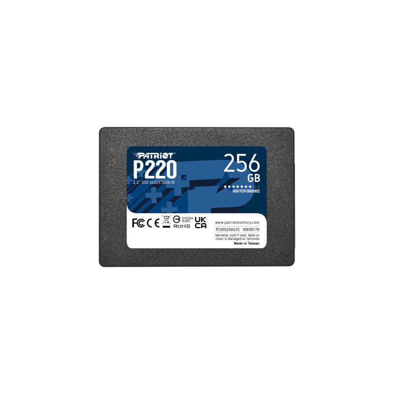 Накопичувач SSD 2.5" 256GB P220 Patriot (P220S256G25)
