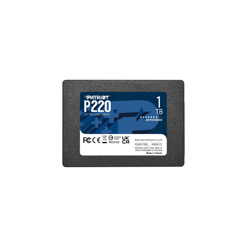 Накопичувач SSD 2.5" 1TB P220 Patriot (P220S1TB25)