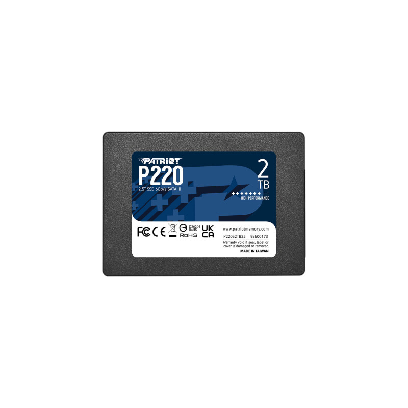 Накопичувач SSD 2.5" 2TB P220 Patriot (P220S2TB25)