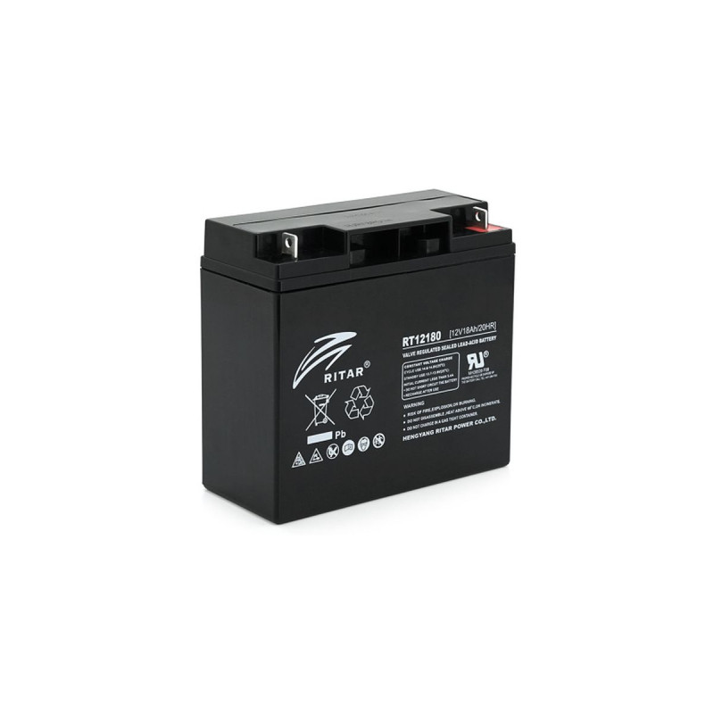 Батарея до ДБЖ Ritar RT12180BL5, 12V 18.0Ah (RT12180BL5)