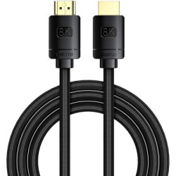Кабель мультимедійний HDMI to HDMI 3.0m V2.1 Baseus (CAKGQ-L01)
