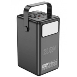 Батарея універсальна HOCO 100000mAh Endure 22.5W PD, QC, LED Lamp, Black (DB03 / 714721)