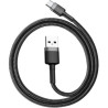 Дата кабель USB 2.0 AM to USB-C 2.0m 2A Gray-Black Baseus (CATKLF-CG1)
