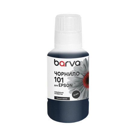 Чорнило Barva Epson 101 140 мл, BK, OneKey, pigmented (E101-603e)