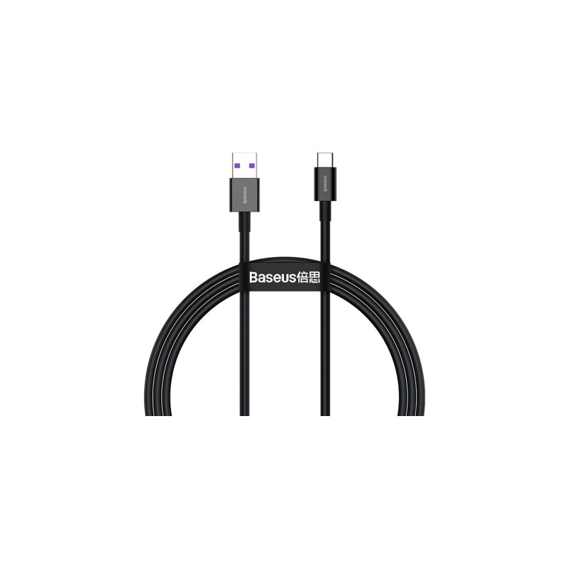 Дата кабель USB 2.0 AM to USB-C 2.0m 3A Black Baseus (CATYS-A01)