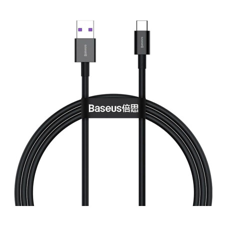 Дата кабель USB 2.0 AM to USB-C 2.0m 3A Black Baseus (CATYS-A01)