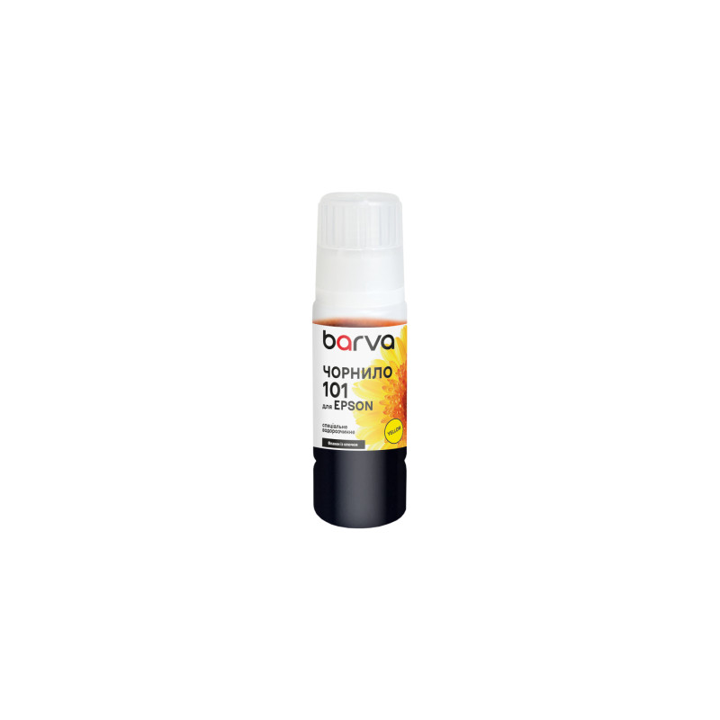Чорнило Barva Epson 101 70 мл, Yellow, OneKey, water-soluble (E101-601e)