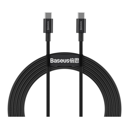 Дата кабель USB-C to USB-C 1.0m 5A Black Baseus (CATYS-B01)