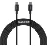 Дата кабель USB-C to USB-C 1.0m 5A Black Baseus (CATYS-B01)