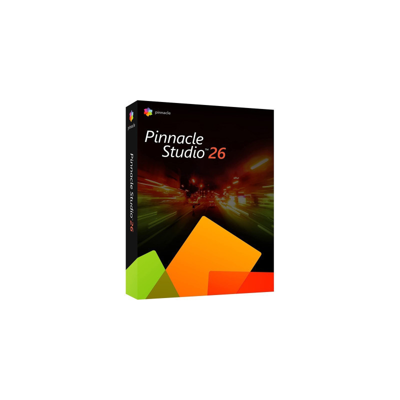 ПЗ для мультимедіа Corel Pinnacle Studio 26 Standard EN/CZ/DA/ES/FI/FR/IT/NL/PL/SV Windows (ESDPNST26STML)