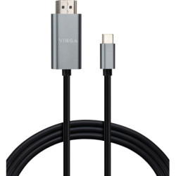 Кабель мультимедійний USB-C to HDMI M 1.5m V1.4 4K30Hz Vinga (VCPVCCH1415)