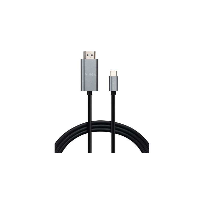 Кабель мультимедійний USB-C to HDMI M 1.5m V1.4 4K30Hz Vinga (VCPVCCH1415)