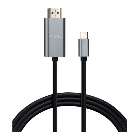 Кабель мультимедійний USB-C to HDMI M 1.5m V1.4 4K30Hz Vinga (VCPVCCH1415)