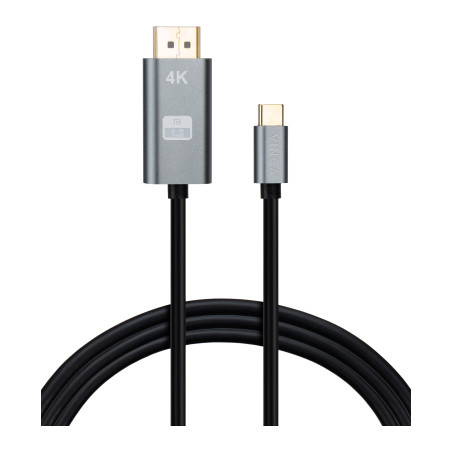 Кабель мультимедійний USB-C to DisplayPort M 1.5m v1.2 4K60Hz Vinga (VCPVCCD1215)