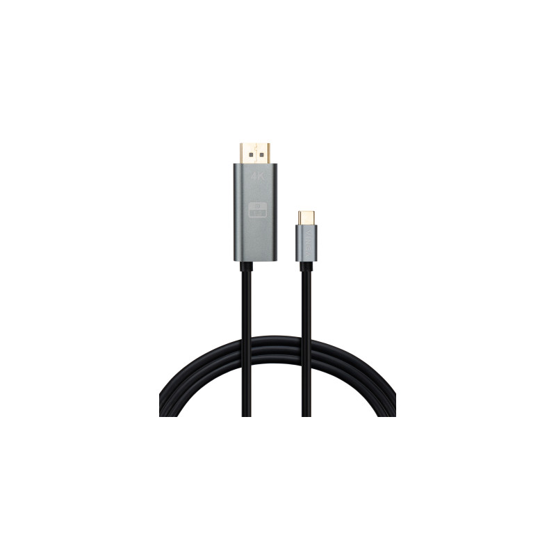 Кабель мультимедійний USB-C to DisplayPort M 1.5m v1.2 4K60Hz PD 100W port Vinga (VCPVCCD1215PD)
