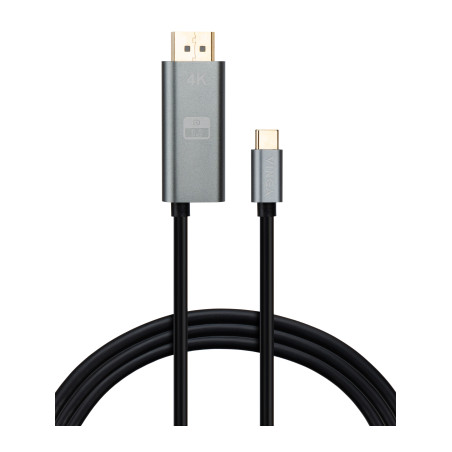 Кабель мультимедійний USB-C to DisplayPort M 1.5m v1.2 4K60Hz PD 100W port Vinga (VCPVCCD1215PD)
