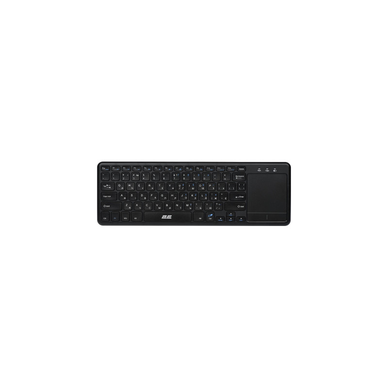 Клавіатура 2E KT100 Touch Wireless UA Black (2E-KT100WB_UA)